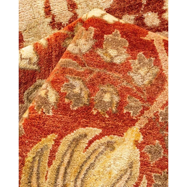 Textile Mogul, One-of-a-Kind Hand-Knotted Area Rug in Yellow, 6' 2" x 9' 3" For Sale - Image 7 of 8