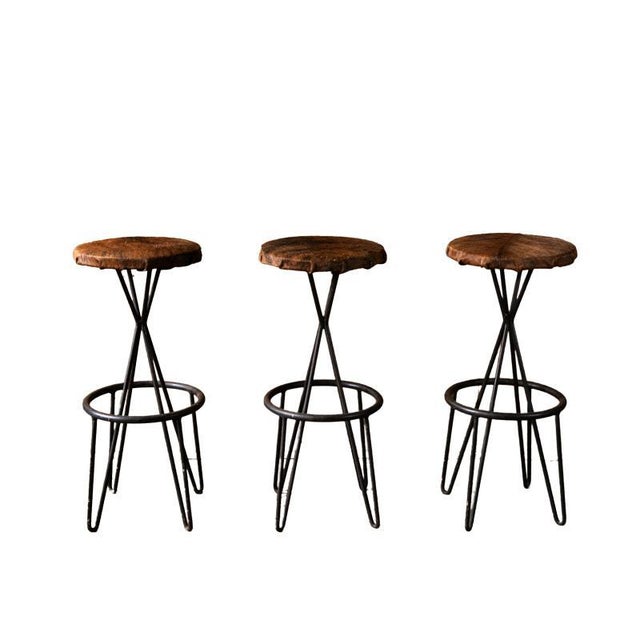 Bar Stools by Pierre Paulin for Thonet, 1950s, Set of 3 For Sale - Image 17 of 17
