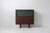 Brown Mid-Century Secretary Cabinet, Italy, 1960s For Sale - Image 8 of 8