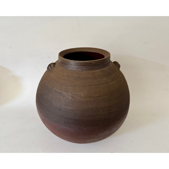Contemporary Japanese Jar by Fujiwara Yu For Sale - Image 4 of 5