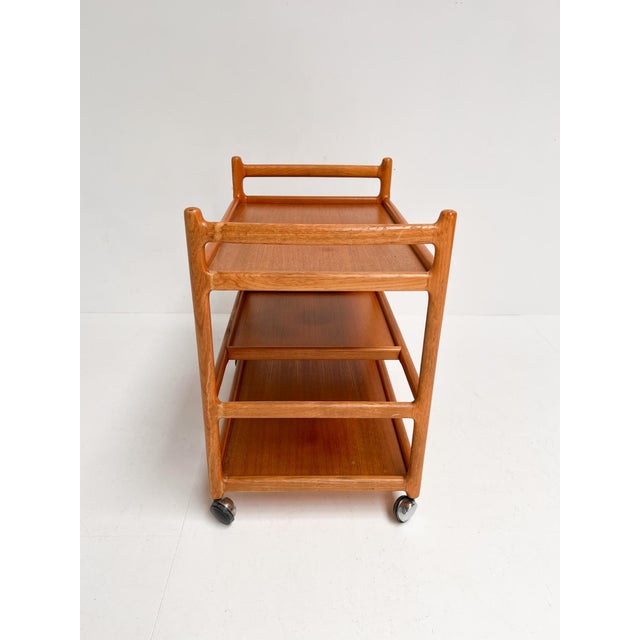 1970s Teak Trolley by Andersen for Silkeborg, 1970s For Sale - Image 5 of 14