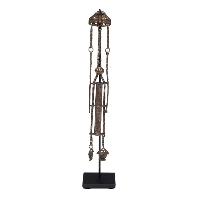 Chinese Repoussé Grooming Tool Set, C. 1900 For Sale