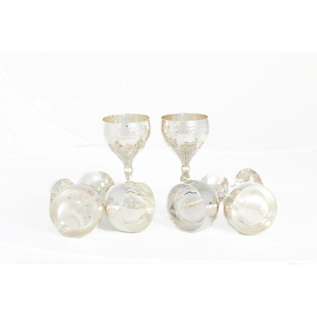 Vintage English Silverplate Barware / Tableware Service- Set of 6 For Sale - Image 4 of 13