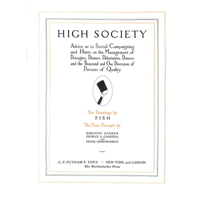 A Pictorial Guide to Life in Our Upper Circles High Society: Advice as to Social Campaigning, and Hints on the Management...