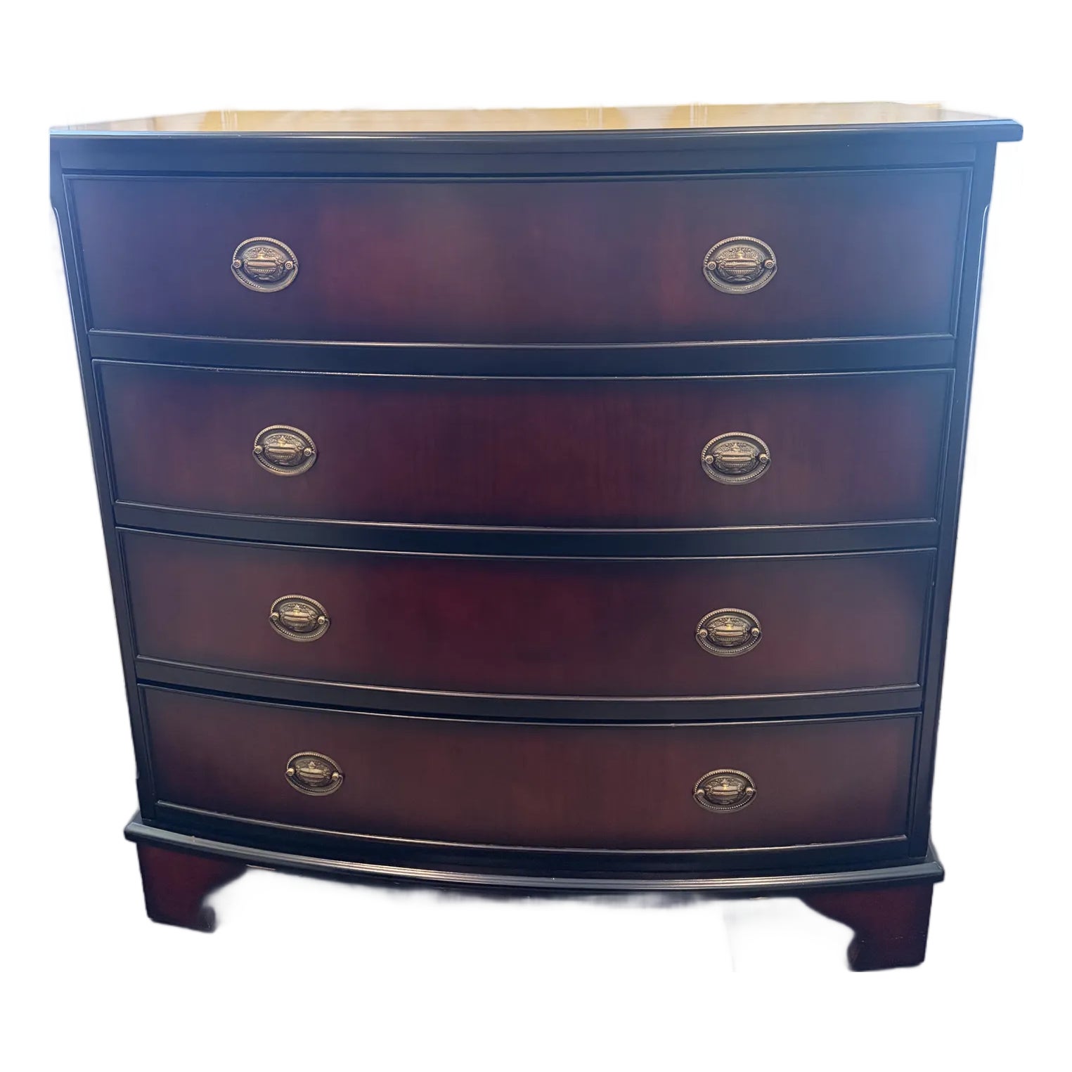 The Bombay Company 4-Drawer Bow-Front Chest From the Bombay Company ...
