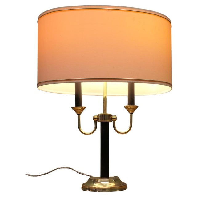 Brown Large Hollywood Regency Twin Table Lamp, 1970 For Sale - Image 8 of 8