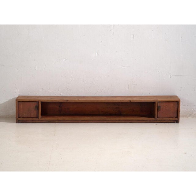 Low Antique Qing Dynasty Pine Gansu Sideboard For Sale - Image 6 of 12