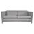 2000 - 2009 Foster 2.5-Seater Sofa in Grey Lambswool by Walter Knoll For Sale - Image 5 of 6