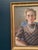 Mid-Century Modern Lenné, Portrait of Lady, 1939, Oil Painting on Canvas, Framed For Sale - Image 3 of 14