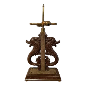 Palm Beach Regency Double Seahorse Table Lamp