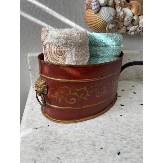 Early 20th Century French Tole "Peinte" Jardiniere Cachepot For Sale - Image 17 of 17