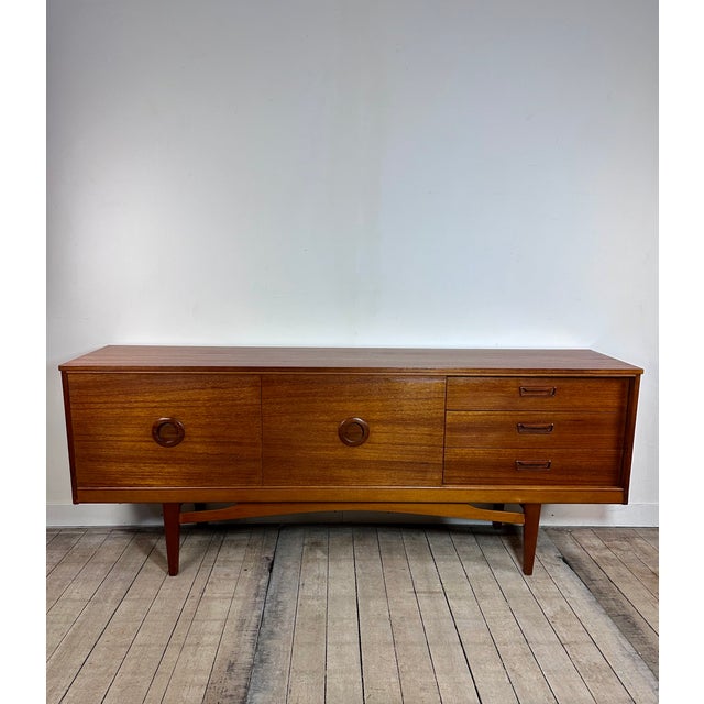 Brown Scandinavian Teak Sideboard, 1960 For Sale - Image 8 of 15