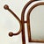 Franco Albini 1940s Vintage Italian Boho Chic Bentwood Sticks and Ball Tabletop Mirror With Hat Rack, After Franco Albini For Sale - Image 4 of 16