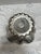 1950s Midcentury Floral Rose Etched Metal Pedestal Tray For Sale - Image 5 of 10