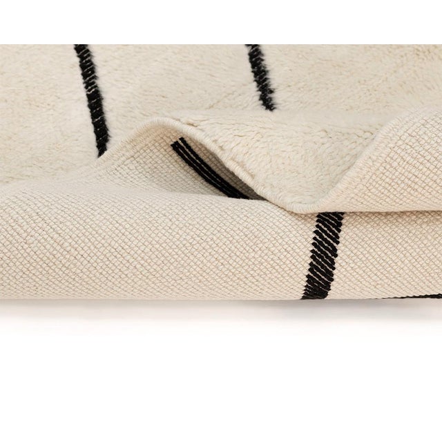 Hand-Knotted Wool Rug by Azele Studio For Sale - Image 9 of 10