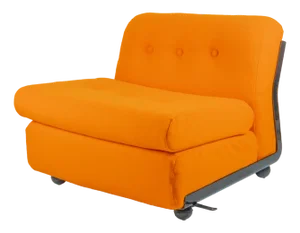 Orange Amanta Sofa by Mario Bellini for B&B Italia, 1970s