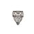 Mid 20th Century Platinum/Palladium Diamond Shield Brooch/Pendant For Sale - Image 4 of 6