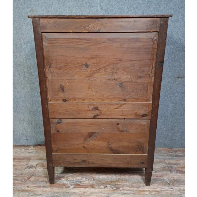 Late 18th Century Louis XVI Provincial Marquetry Secretary Desk For Sale - Image 9 of 11