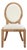 Matthew Izzo Home Blythe Rattan Wrapped Cameo Back Side Dining Chair For Sale