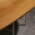 Wood Oval Coffee Table in White Lacquered Forged Steel and Ash Top, Germany For Sale - Image 7 of 10