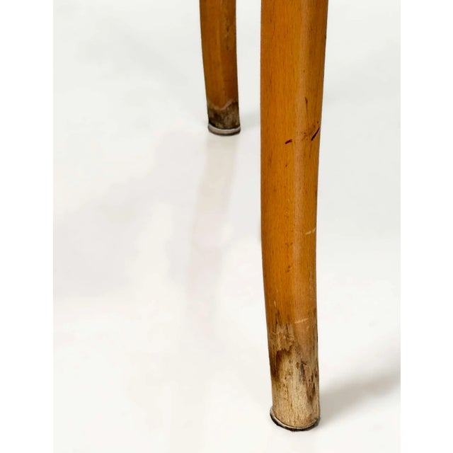 Wood Vintage Bentwood Armchairs With Caned Seats - Mid Century - A Pair For Sale - Image 7 of 10