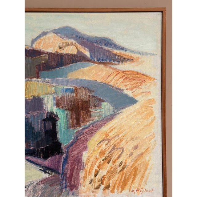 Gustaf Höglund, Mine at Silfhyttan, Dalarna, Framed, 1960s, Oil Painting on Canvas, Framed For Sale - Image 10 of 18