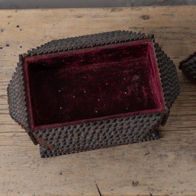 Tramp Art Box, C.1890 For Sale In Savannah - Image 6 of 12