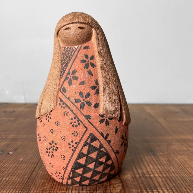 Ceramic Terracotta Kokeshi Dolls, Japan, 1960s, Set of 2 For Sale - Image 7 of 17