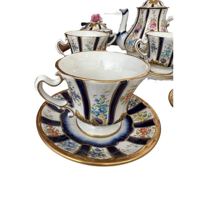 Late 19th Century Porcelain Coffee Service from Mouvements Modernes & Sévres / Cité de la Céramique, 1890s For Sale - Image 6 of 17