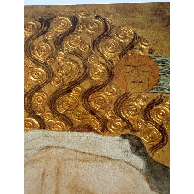 Gustav Klimt (1862-1918), Beethovenfries: 'Diesen Kuß Der Ganzen Welt', 1902, Collection...copyright Acte...printed in the Netherlands For Sale - Image 9 of 13