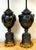 Mid 20th Century Mid 20th Century Warren Kessler Wedgwood Style Black Basalt Neoclassical Urn Lamps - a Pair For Sale - Image 5 of 16