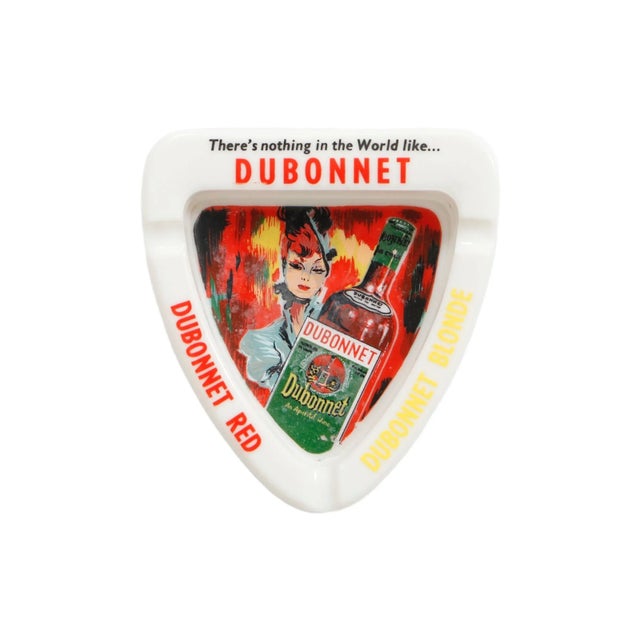 Glass Dubonnet Opaline Glass Ashtray For Sale - Image 7 of 7