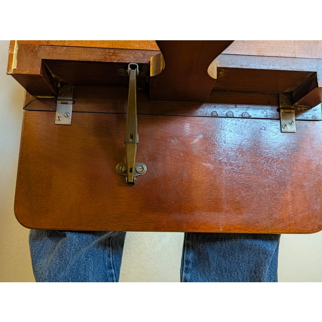Early 20th Century Zangerle & Peterson Drop Leaf Coffee Table Mahogany For Sale - Image 17 of 18