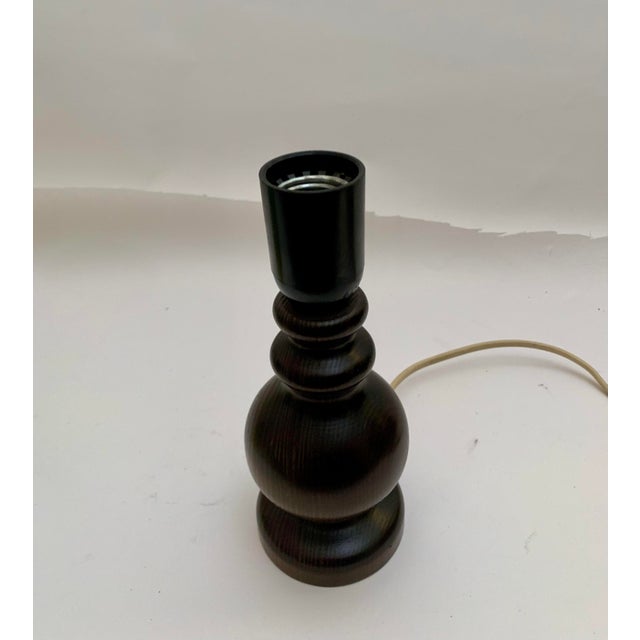 1970s Table Lamp, Pine, Sweden For Sale - Image 9 of 9