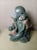 Chinese 1970s Chinese Hand Painted Ceramic Monkey With Babies Sculpture Figuring Decor For Sale - Image 3 of 6