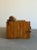 1970s Solid Oak Sling Loveseat in Mohair For Sale - Image 10 of 18