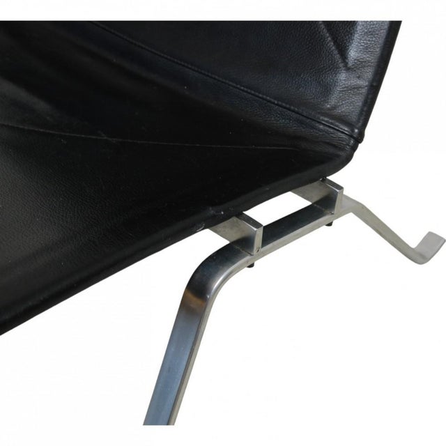 Pk22 Chair in Black Leather by Poul Kjærholm for Kold Christensen, 1970s For Sale - Image 9 of 18