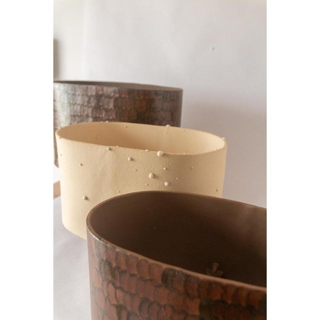 Small Table Lamp in Stoneware with Drops Effect Glaze by Lucas Huillet For Sale - Image 18 of 18