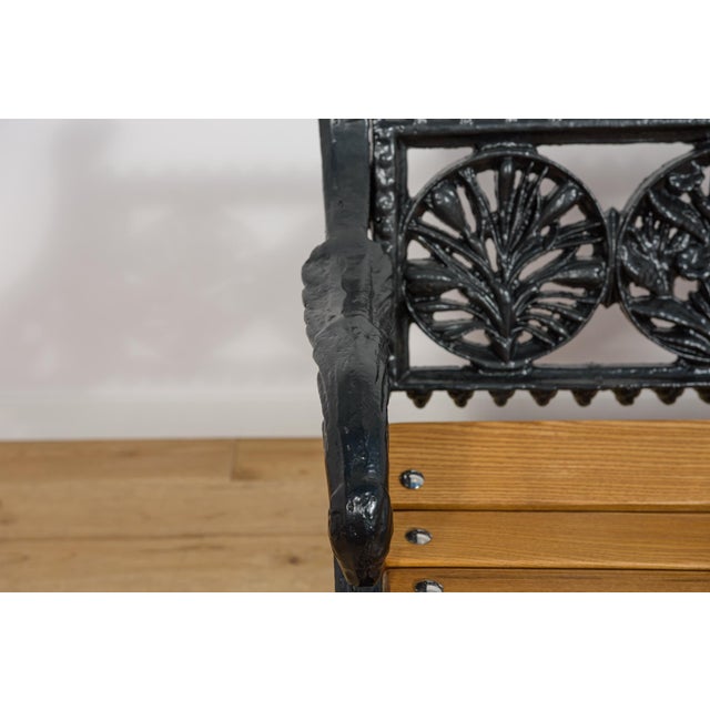 Victorian Cast Iron Garden Set, 1890s, Set of 3 For Sale - Image 12 of 18