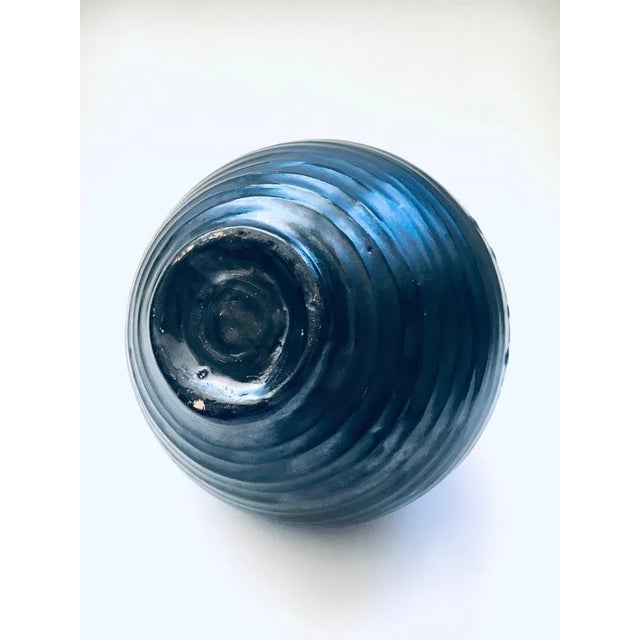 Vintage Mid-Century studio art pottery ceramic céramiques d'Art Signée Spout sase, made in Belgium in the 1960s. Handmade...