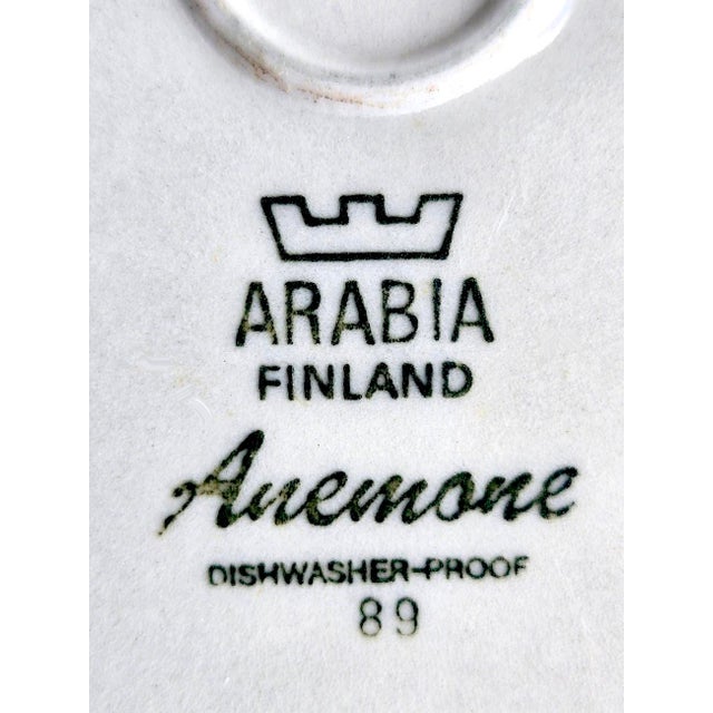 Vintage Arabia Finland Anemone Dinner Plates Designed by Ulla Procope, Set of 10 Pieces For Sale - Image 11 of 14