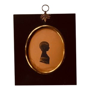 Antique Silhouette Portrait of a Child,C. 1820