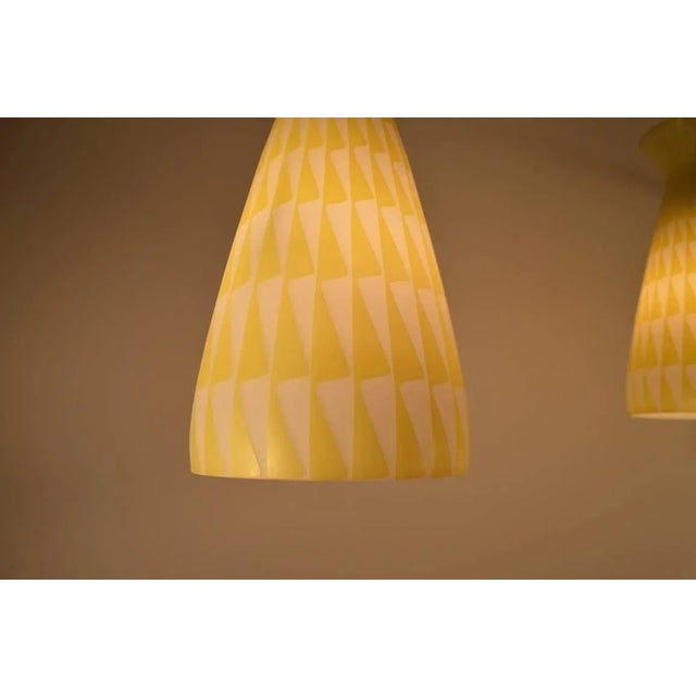 Modernist Three-Light Fixture For Sale In New York - Image 6 of 9