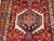Antique Persian Heriz Karajeh Runner, Hand-Knotted Wool, Geometric Medallion Pattern, Red & Navy, 4x14 For Sale In Chicago - Image 6 of 18