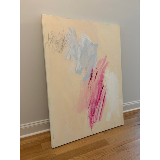 Abstract Sarah Trundle, Contemporary Abstract Painting, "Freedom" For Sale - Image 3 of 7