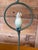 Maitland - Smith Vintage Coastal Regency Verdigris Parakeet Table Lamps With Scalloped Metal Shades-Pair For Sale - Image 4 of 11