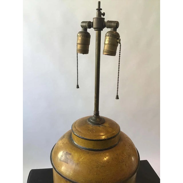 1940s Classical Tole Lamps - A Pair For Sale - Image 4 of 13