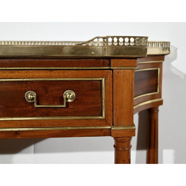Small Louis XVI Mahogany Console Table For Sale - Image 10 of 18