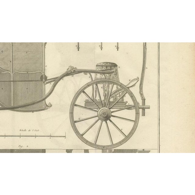 French Coach & Carriage Engineering After Lucotte, 1771 For Sale - Image 3 of 11