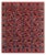 Late 20th Century Hand-Knotted Paisley Tribal Rug – Bold Red & Navy Pattern – 317x250 Cm For Sale - Image 12 of 18